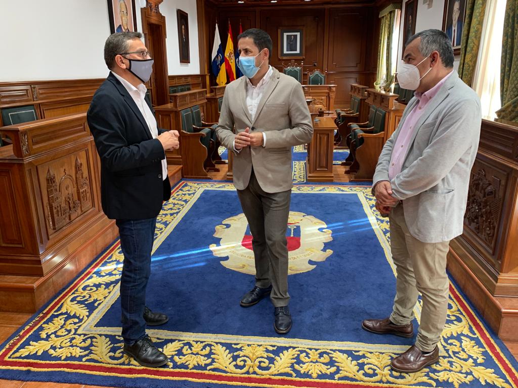 Reunión alcaldes de Telde y Valsequillo