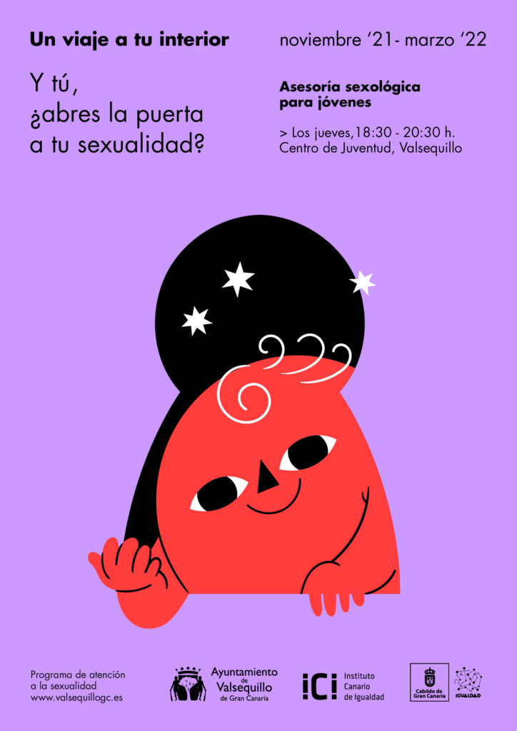 Cartel con información sobre el taller de sexología
