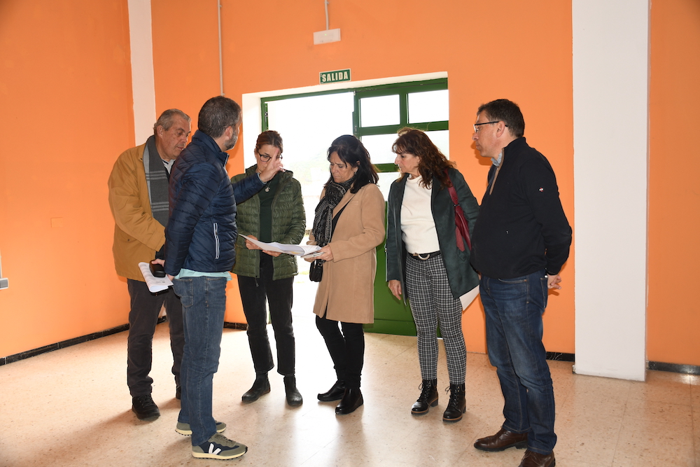 Representantes municipales y del Cabildo atienden explicaciones del técnico municipal