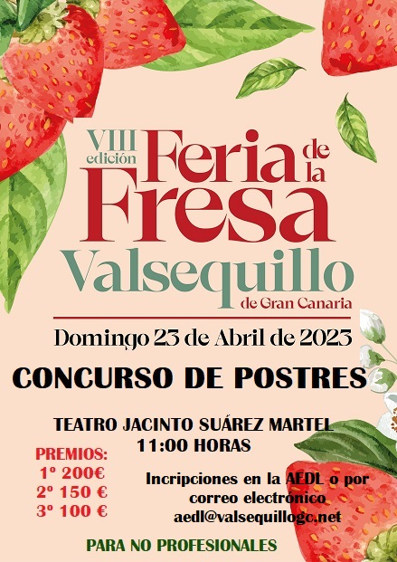 Cartel Feria de la fresa 2023