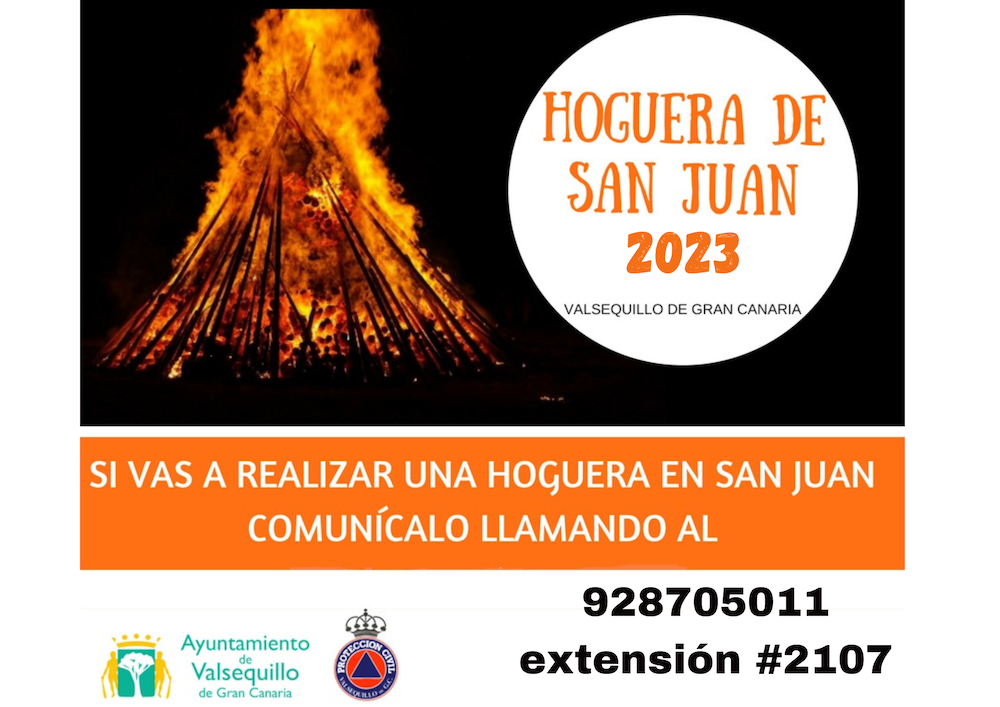 Cartel hogueras de San Juan 2023