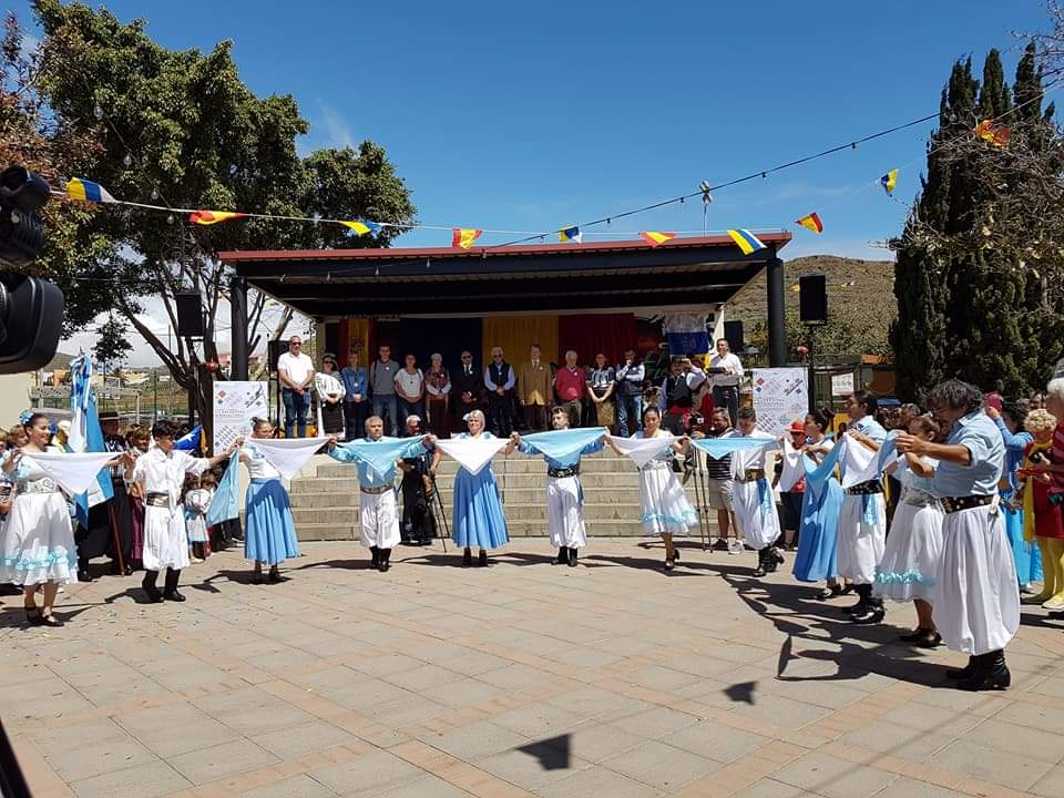 Muestra de baile tradicional argentino